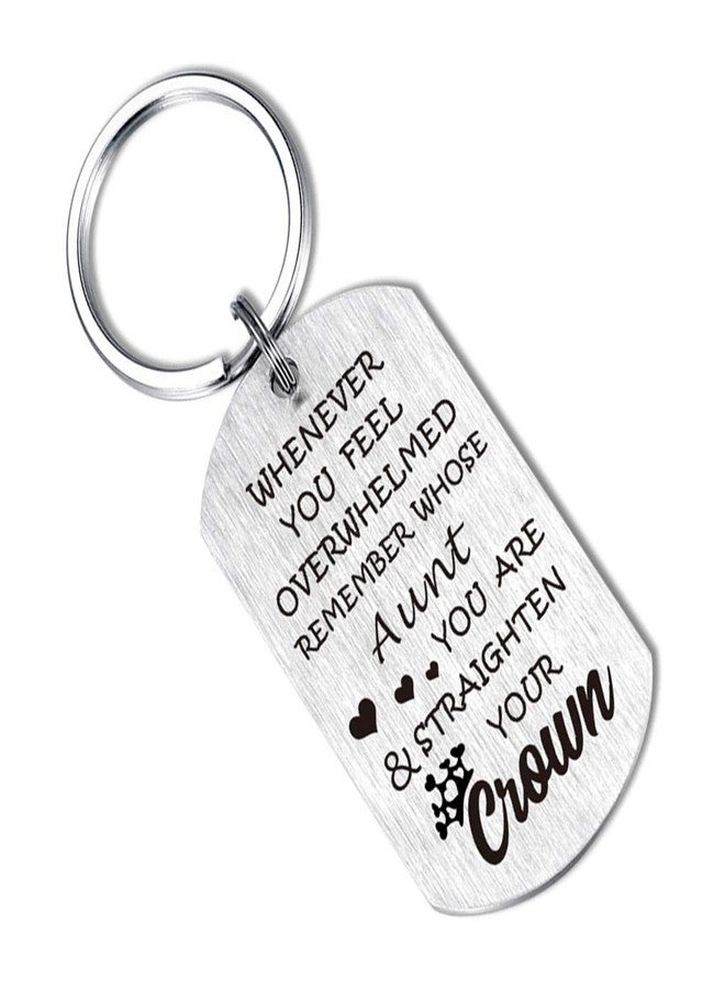 TANWIH Aunt Birthday Gifts, Funny Auntie Keychain - Gifts for Aunt from Nephew Niece - Image 3